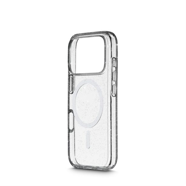 White Diamonds Mag Glitter, kryt pro Apple iPhone 17 Pro, magnetický, průhledný s třpytkami