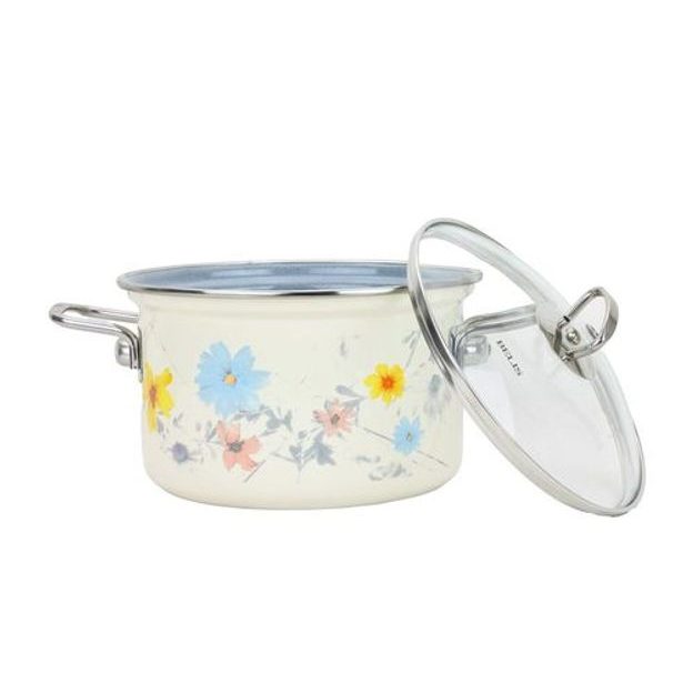 hrnec+PO d20 sklo bílý, MEADOW, 3,6l, smalt