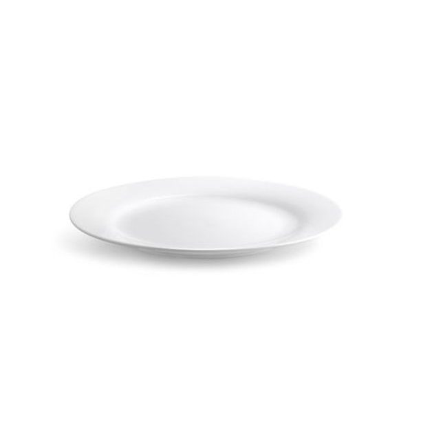 talíř d19cm dezertní, PRAKTIK, bílý porcelán