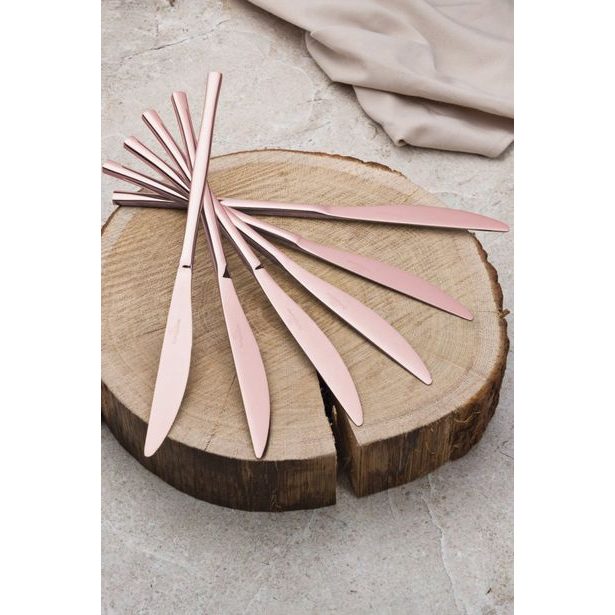 BERLINGERHAUS Sada příborů nerez 24 ks mirror Rosegold Metallic Line BH-3065