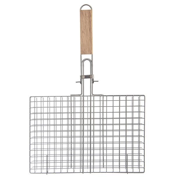 Grilovací mřížka košík 32x22 cm