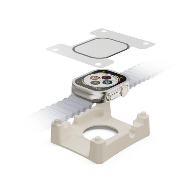 Hama Super Hybrid, ochrana displeje pro Apple Watch Ultra 3, 49 mm, D3O®, nerozbitná