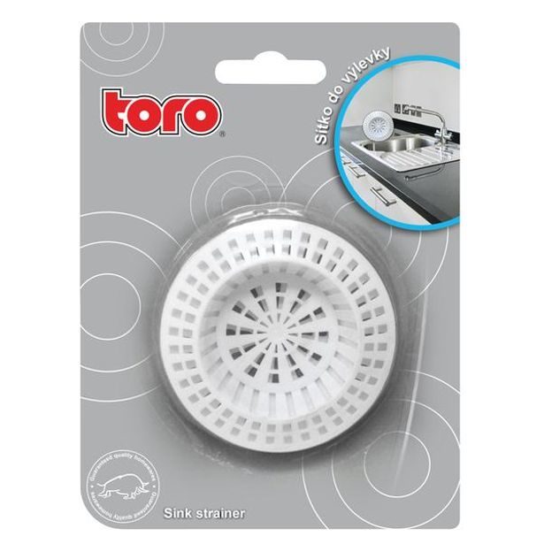 TORO Sítko plastové do výlevky 2 ks, průměr 7 cm_hamashop
