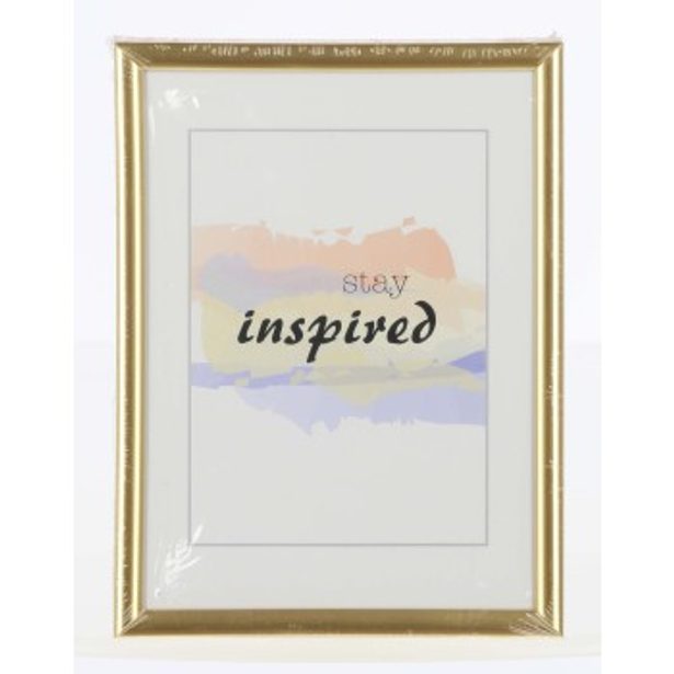 Hama rámeček plastový MADRID, zlatý matný, 13x18cm