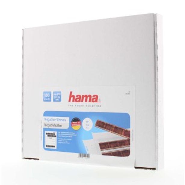 Hama obal na negatívy, na 7 pásov po 6 záberov 24x36 mm, 260x310 mm, PP číry, 100 ks