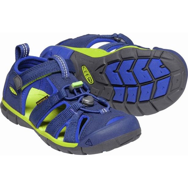 Sandály KEEN SEACAMP II CNX YOUTH blue depths/chartreuse