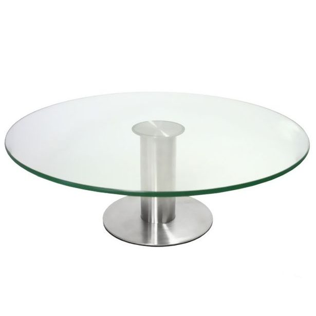 HIT Podnos na dort skleněný / etažér 30 cm HT-22170687