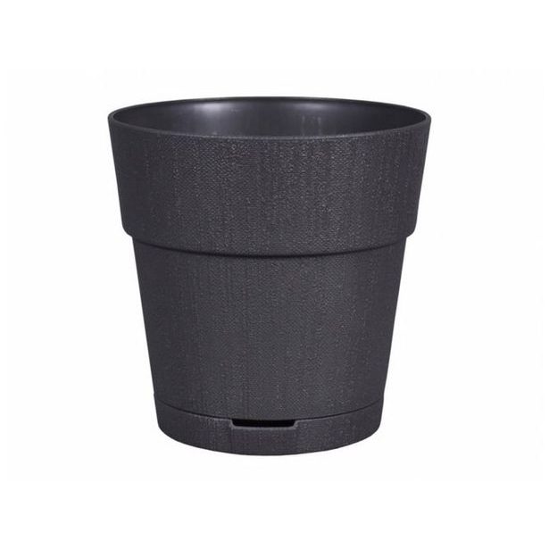 květ. d25xh25cm GRAFIT ETHICA+miska