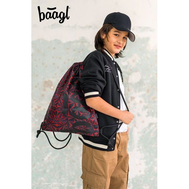 BAAGL Sáček Red Polygon