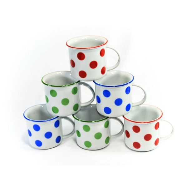 hrnek 250ml TINA - PUNTÍK U113, čes.porcelán