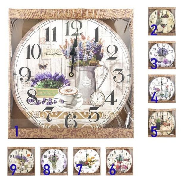 TORO Nástěnné hodiny s motivy_hamashop