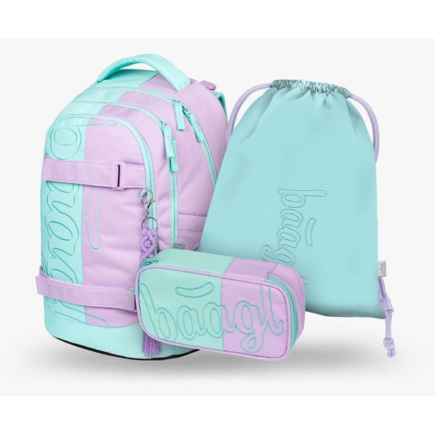 BAAGL SET 3 Skate max Sweet: batoh, penál, sáček