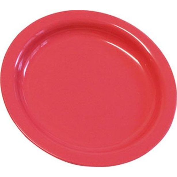 talíř d22cm mělký, MIX barev, PP plast