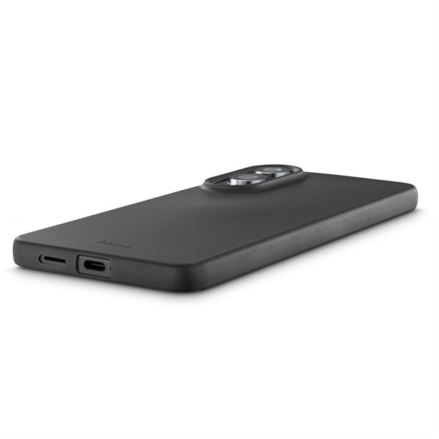 Hama Fantastic Feel, kryt pro Samsung Galaxy S25 Edge, hebký povrch, černý