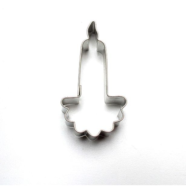 vykr. 0338 Svíčka vánoční, 3,5x5,5cm