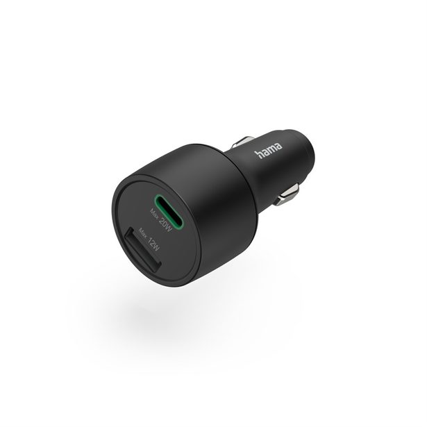 Hama rychlá USB nabíječka do vozidla USB-C PD/QC, USB-A, 32 W