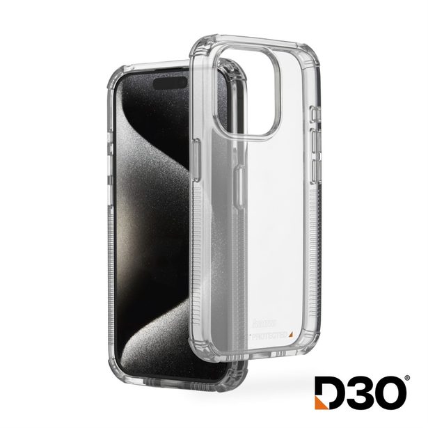 Hama Extreme Protect, kryt pro Apple iPhone 15 Pro, materiál D3O, nežloutne