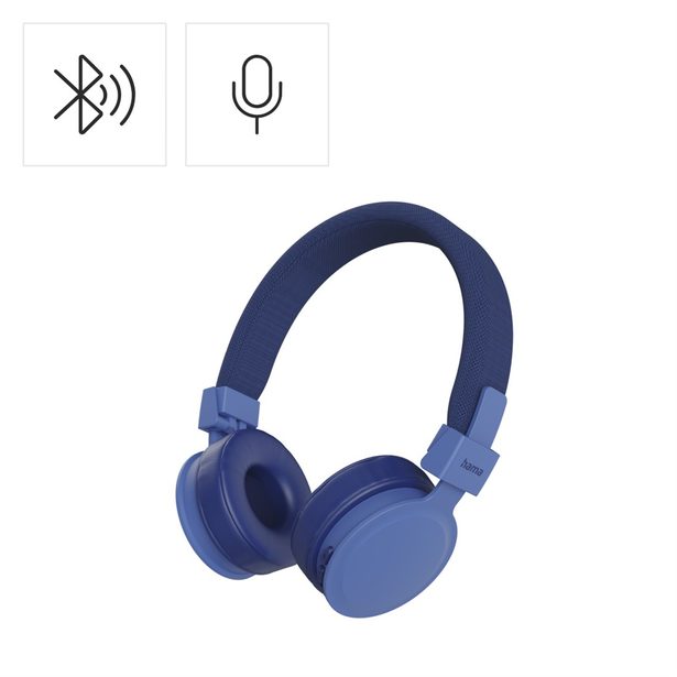 Hama Bluetooth sluchátka Freedom Lit III, on-ear, modrá