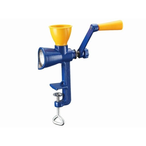 mlýnek na mák 24,5x13cm, litina, šroub, dovoz