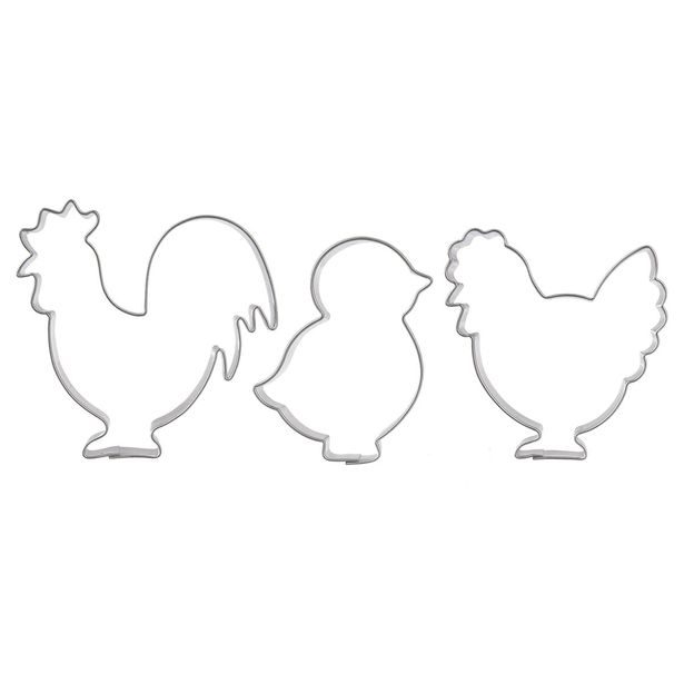 Vykrajovačka jaro 3 ks