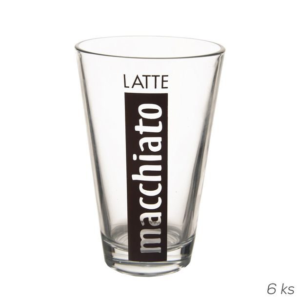 Sklenice Latte Macchiato 0,3 l 6 ks