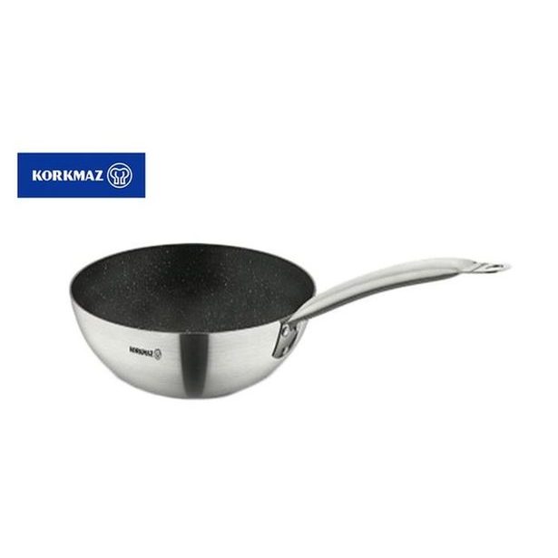 pánev d28cm WOK, GASTRO, nepř.povrch, v.8,3cm, NR