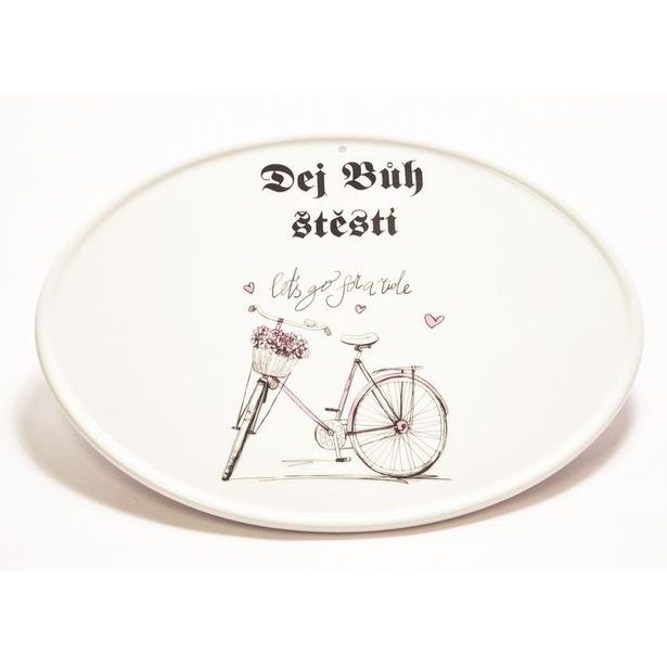 deska Boží požehnání-Dámské kolo-oválná, A57447, čes.porc.