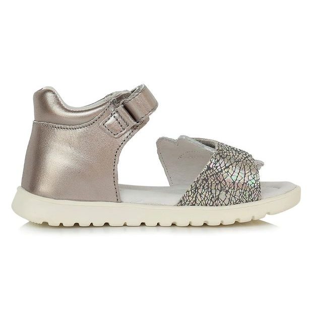 Dívčí kožené sandály DDstep - Bronze
