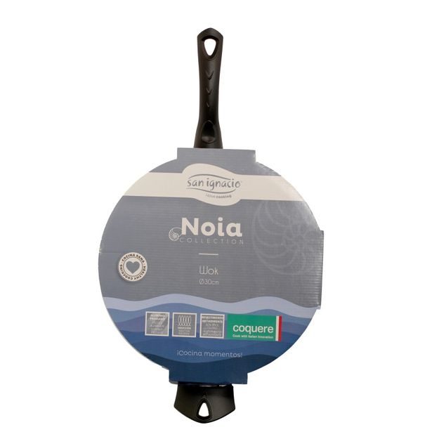 SAN IGNACIO Pánev WOK s nepřilnavým povrchem NOIA 30 cm modrá BGEU-6962