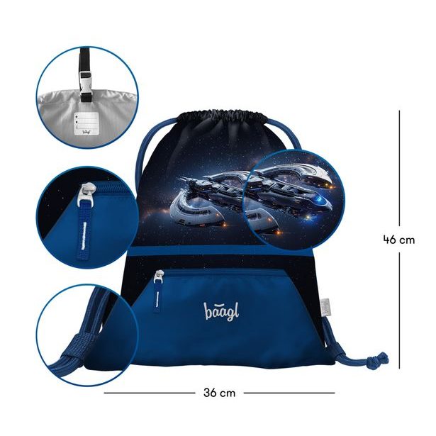 BAAGL Sáček s kapsou Vesmírná loď