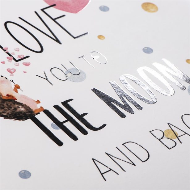 Deník miminka TO THE MOON 22x29 cm, 46 stran (v němčině)