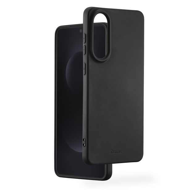 Hama Fantastic Feel, kryt pro Samsung Galaxy S25 Edge, hebký povrch, černý