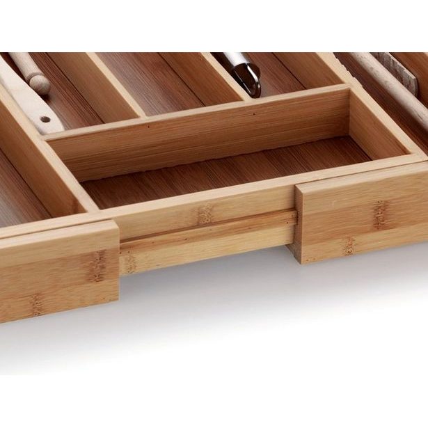 KELA Příborník rozkládací KALMA bambus 28,5-39x33x5cm KL-12012