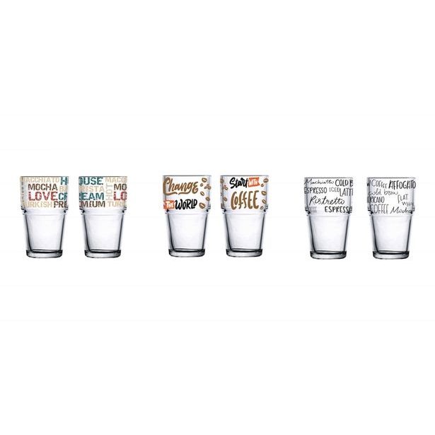sklen. 350ml, 1ks, MOCHA, WORLD, ESPRESSO