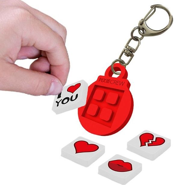 PIXIE CREW PIXIE CREW přívěšek ČERVENÝ