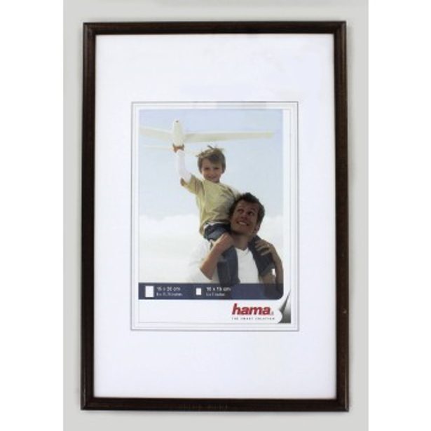Hama rámeček dřevěný OREGON, hnědý, 15x20cm