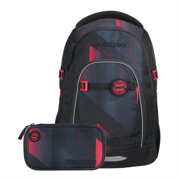 Školní batoh coocazoo MATE, FC Bayern, Stern des Südens - 2 dílný set, AGR certifikát