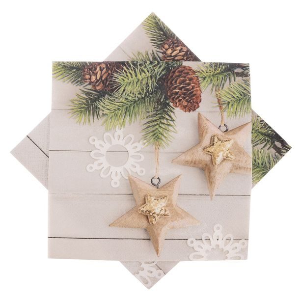 Servírovací ubrousky hvězdy