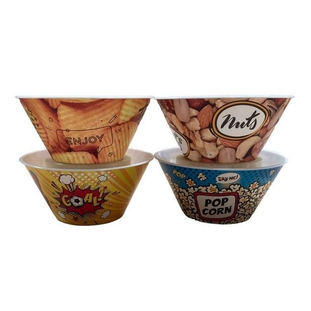 miska 0,75l POPCORN, 4dekory, plast