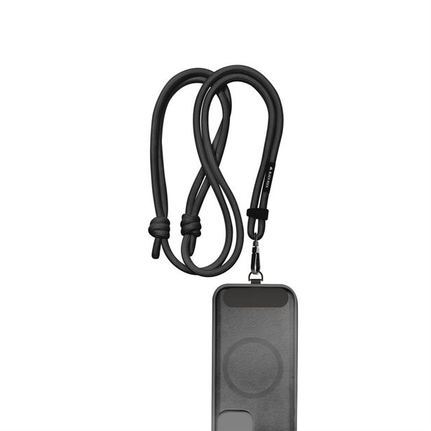 Black Rock Universal Lanyard, šňůrka na mobil, s karabinkou, 30-60 cm, černá
