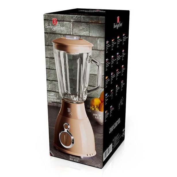 BERLINGERHAUS Mixér stolní 1,5 l Rosegold Metallic Line BH-9281