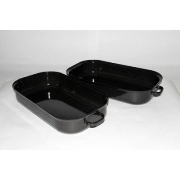 dvojpekáč 25cm,(2,0l),v.11,5cm,čer.piha, smalt