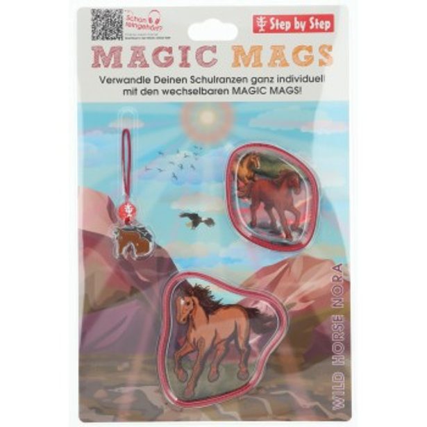 Doplňková sada obrázků MAGIC MAGS, Wild Horse Nora, pro aktovky a batohy Step by Step