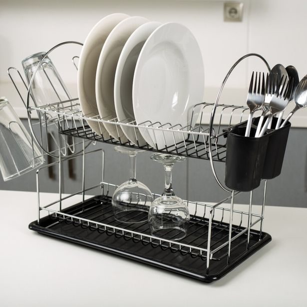 odkapávač nád. 50x23,5x36cm 2patr. ACER, 5díl., kov/plast