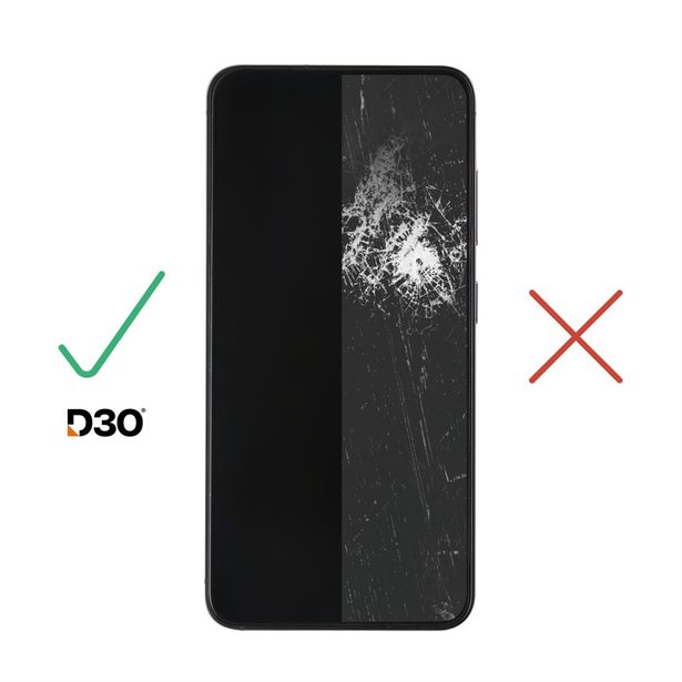 Hama Super Hybrid, ochranné sklo na displej pro Samsung Galaxy A56 5G, licence D3O®