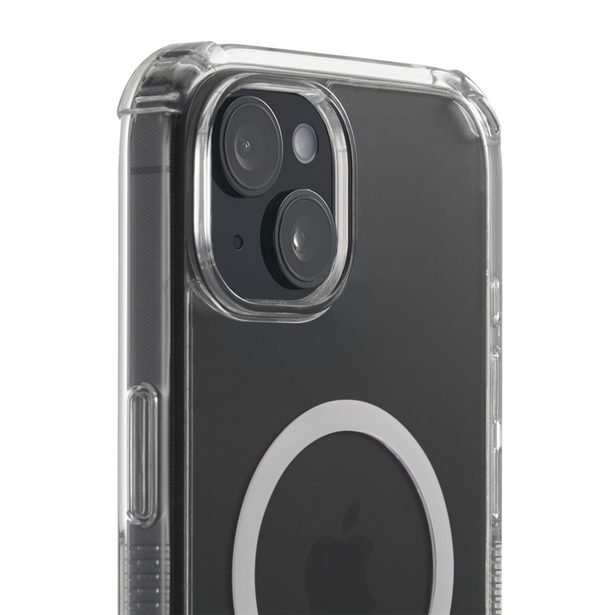 Hama Extreme Protect MagCase, kryt pro Apple iPhone 15, magnetický, D3O, nežloutne, průhledný