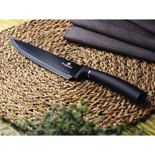 BERLINGERHAUS Sada nožů s magnetickým držákem 6 ks Black Rose Collection BH-2884