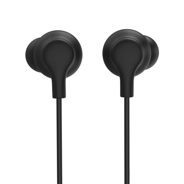 Hama USB-C sluchátka s mikrofonem Curly, špunty, černá