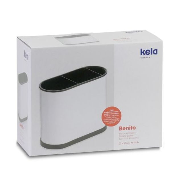 KELA Příborník BENITO nerez 22x10x18 cm KL-11668