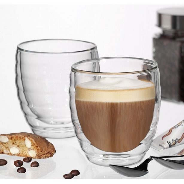 KELA Sklenice na cappuccino CESENA sada 2 ks, 200 ml KL-12411